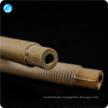 high temperature resistance mullit ceramic threaded tube porcelain insulation parts